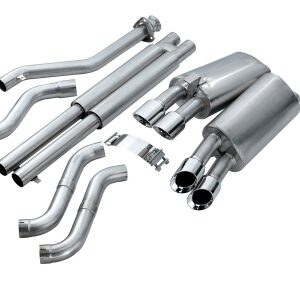 corsa cat back 2.5" dual rear twin 3.5" corvette c4 lt1