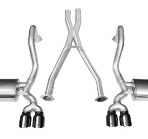 corsa cat back 2.5" dual rear twin 3.5" corvette c5