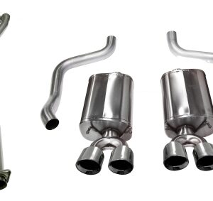 corsa cat back 2.5" dual rear twin 3.5" corvette c6 6.2 v8