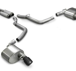 corsa cat back 2.75" dual rear single 4.0" charger 6.1 05 10