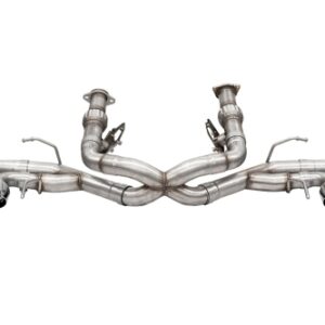 corsa cat back 3.0" dual rear quad 4.5" corvette c8 20 22