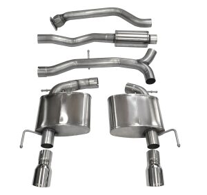 corsa cat back 3.0" dual rear single 4.0" ats 2.0 13 19