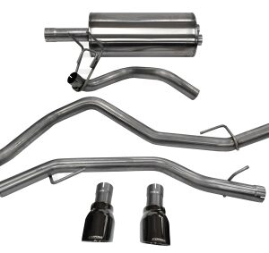 corsa cat back 3.0" dual rear single 4.5" dodge ram 09 20