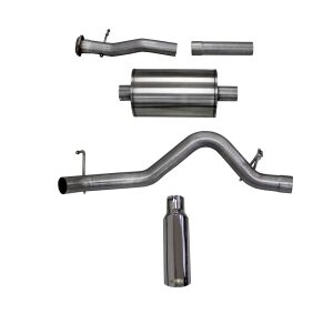 corsa cat back 3.0" single side single 4" colorado 3.6 15 16