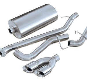 corsa cat back 3.0" single side twin 4.0" avalanche 02 06