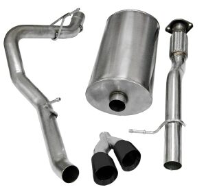 corsa cat back 3.0" single side twin 4.0" avalanche 09 13