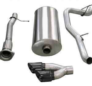 corsa cat back 3.0" single side twin 4.0" escalade 07 10