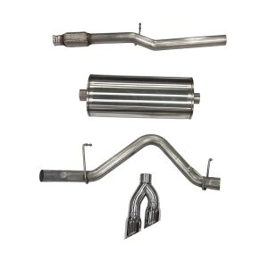 corsa cat back 3.0" single side twin 4" silverado 5.3 19 23