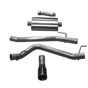 corsa cat back 3" single side single 4" gladiator 3.6 20 23