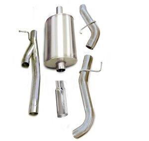 corsa cat back 3" single side single 4" sierra denali 02 06