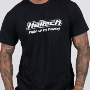 haltech classic t shirt black 2xl