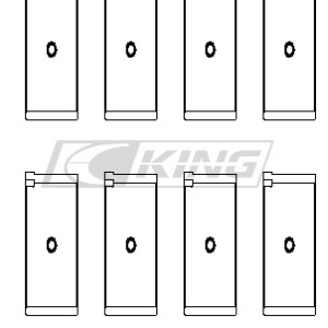 king conrod bearing shell audi abb, abm, adp, pp, rn