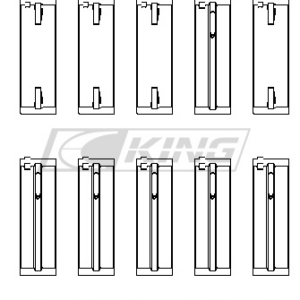 king main bearing shell vag abl, ady, ahh, aks