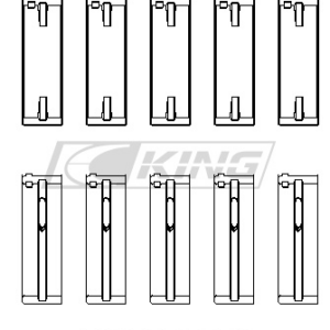 king main bearing shell vag adz, awt, apk, bhp, bpy, aks