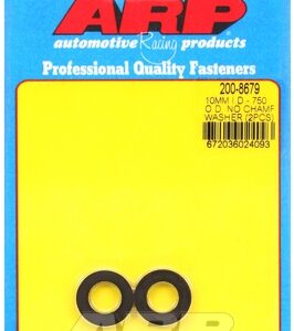 m10 id 3/4" od .120"th black washers (2pcs)