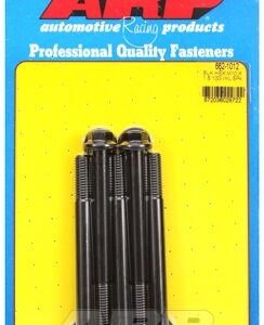 m10 x 1.50 x 100 hex black oxide bolts (5pcs)