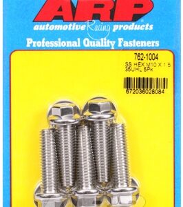 m10 x 1.50 x 35 hex ss bolts (5pcs)