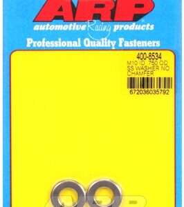 "m10id .750"od .120"th ss no chamfer washers (2pcs)