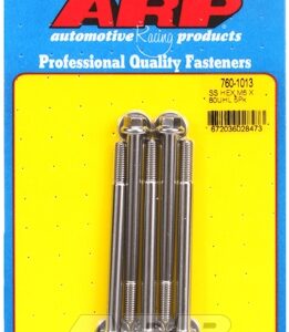 m6 x 1.00 x 80 hex ss bolts (5pcs)