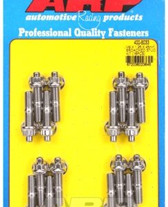 m8 x 1.25 x 45mm broached stud kit 16pcs