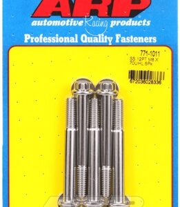 m8 x 1.25 x 70 12pt ss bolts (5pcs)