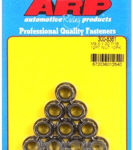 m9 x 1.00 12pt nut kit (10pcs)