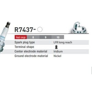 ngk racing spark plug m14 x 26.5mm (hex 16.0mm)