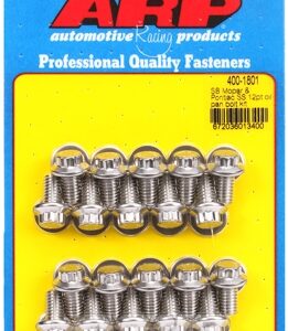 sb mopar & pontiac ss 12pt oil pan bolt kit