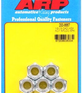 1/2 13 cad coarse nyloc hex nut kit (5pcs)