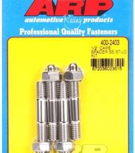 1/2" spacer ss carburetor stud kit