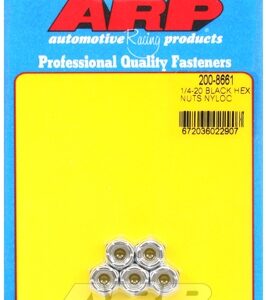 "1/4"" 20 cad coarse nyloc hex nut kit" (5pcs)