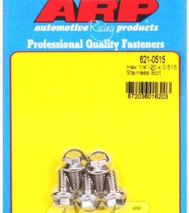 "1/4"" 20 x 0.515 hex ss bolts" (5pcs)