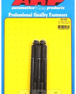 "1/4"" 20 x 4.000 12pt black oxide bolts" (5pcs)
