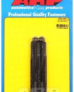 "1/4"" 20 x 4.250 12pt black oxide bolts" (5pcs)
