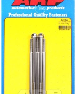 "1/4"" 20 x 4.500 hex ss bolts" (5pcs)