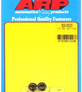 "1/4"" 28 12pt nut kit" (2pcs)
