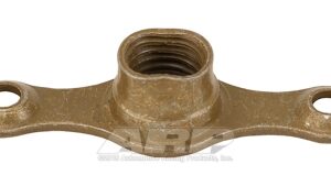 1/4 28 plate nut. 2 lug fixed w/ctr sunk rivet hole