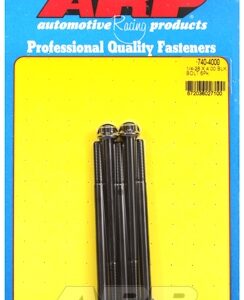 "1/4"" 28 x 4.000 12pt black oxide bolts" (5pcs)