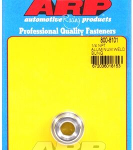 "1/4"" npt aluminum weld bung"