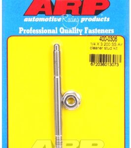 "1/4"" x 3.200 ss air cleaner stud kit"
