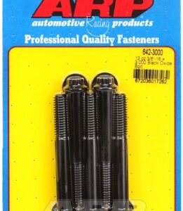"3/8"" 16 x 3.000 12pt black oxide bolts" (5pcs)