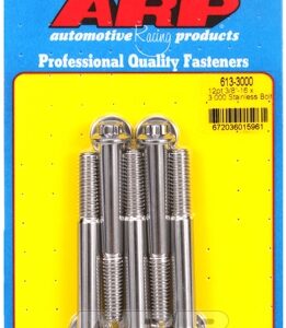 "3/8"" 16 x 3.000 12pt ss bolts" (5pcs)