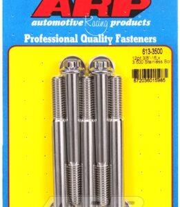 "3/8"" 16 x 3.500 12pt ss bolts" (5pcs)