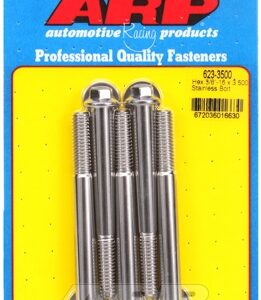 "3/8"" 16 x 3.500 hex ss bolts" (5pcs)