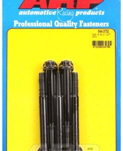 "3/8"" 16 x 3.750 12pt 7/16 wrenching black oxide bolts"5pcs
