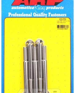 "3/8"" 16 x 3.750 hex ss bolts" (5pcs)