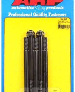 "3/8"" 16 x 4.500 12pt black oxide bolts" (5pcs)