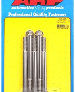 "3/8"" 16 x 4.500 hex ss bolts" (5pcs)