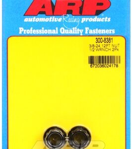 "3/8"" 24 1/2"" socket 12pt nut kit" (2pcs)