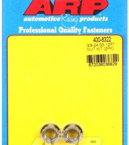 3/8 24 ss 12pt nut kit (2pcs)
